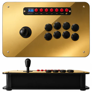 Controle Arcade Fight Stick PS5 PS4 PC Switch USB Zero Delay Sensor Óptico Exclusivo