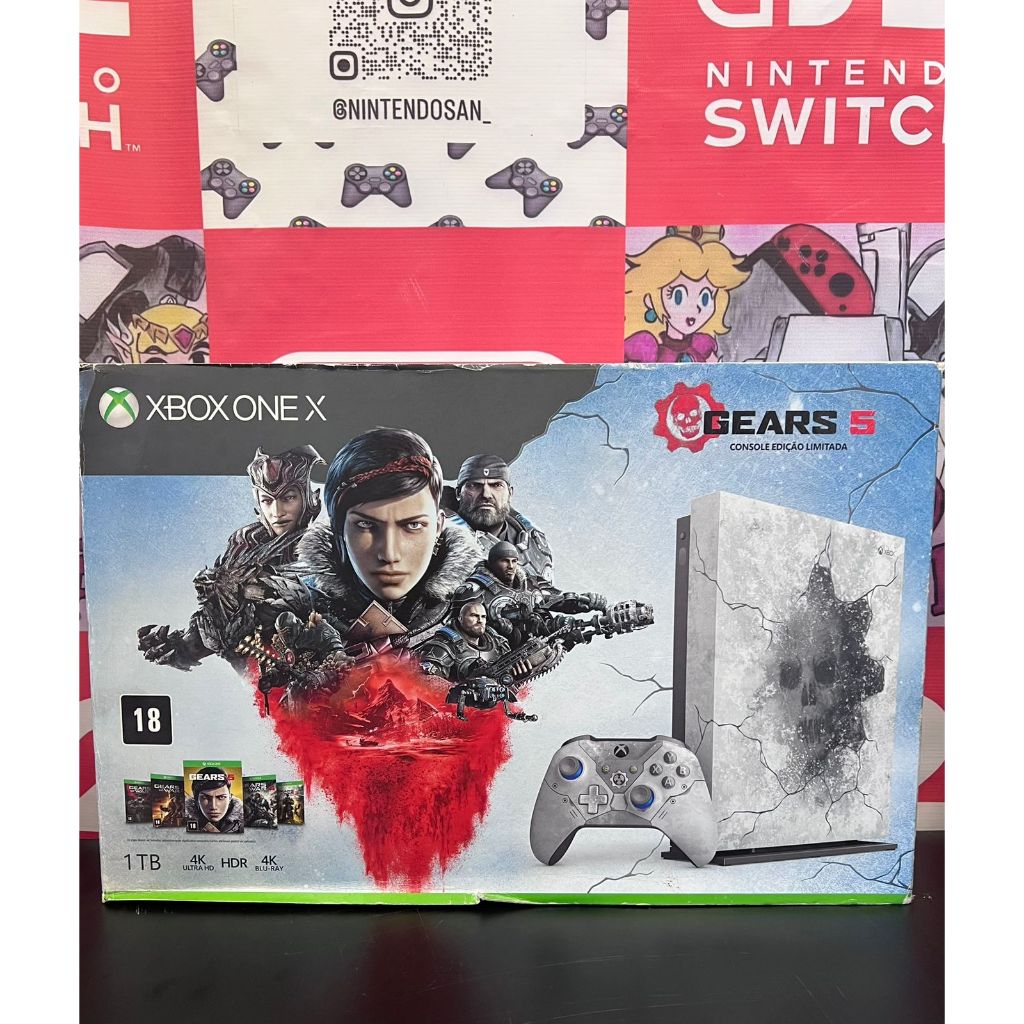 Xbox One X Edição Gears Seminovo | Shopee Brasil