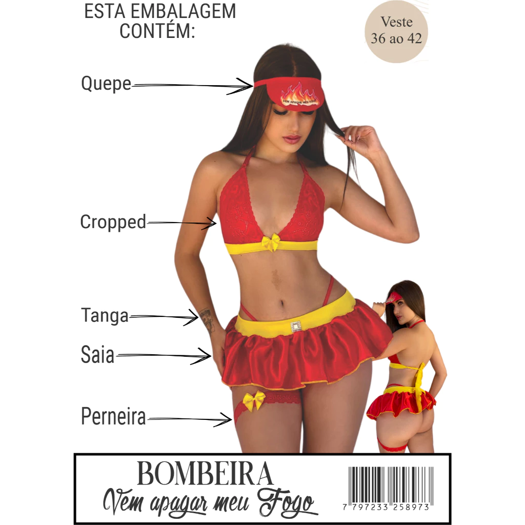 Mini Lencería Erótica con Braguitas - Conjunto de Lencería Sexy Completo Moda Femenina