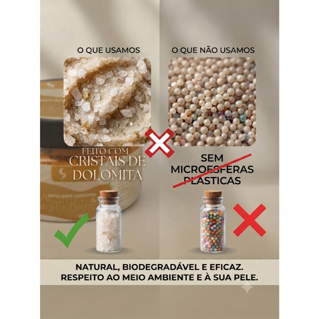 Esfoliante corporal de açafrão com argila branca — foto 3