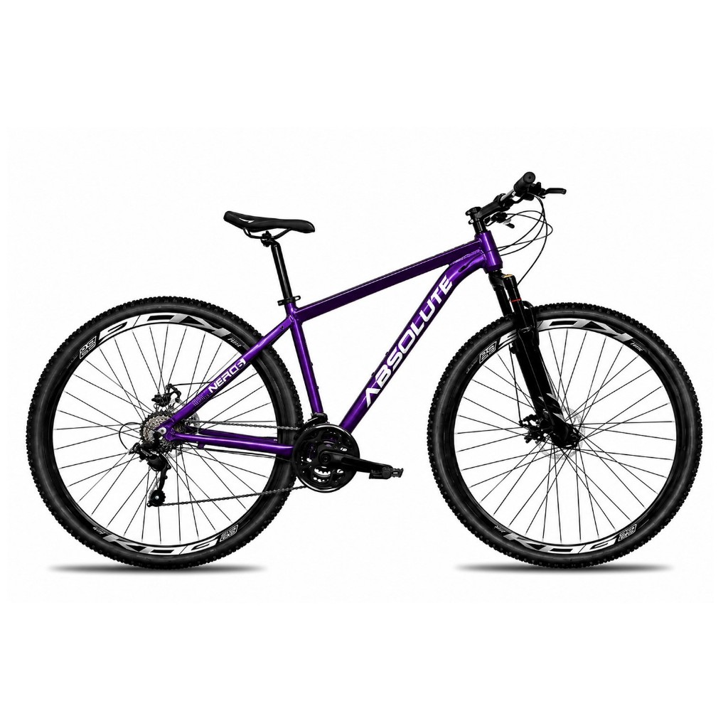 Bicicleta Aro 29 Absolute Nero 6 Alumínio 21v Freio a Disco Garfo Suspensão Mountain Bike