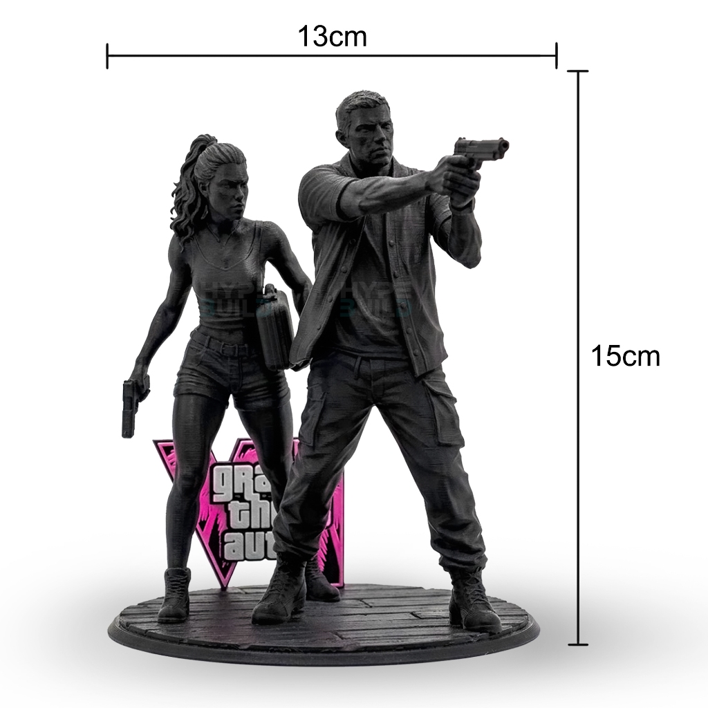 Diorama GTA VI Premium – Vice City Grand Theft Auto VI Colecionável — imagem 5
