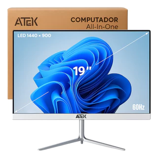 PC All In One Intel Core i5 8GB RAM SSD 256GB Tela 19" WiFi HDMI Completo Para Escritório Casa