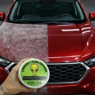 Cera Alien Carnaúba Automotiva Rezina Peruana Para Lataria - Polimento Queimado Riscos