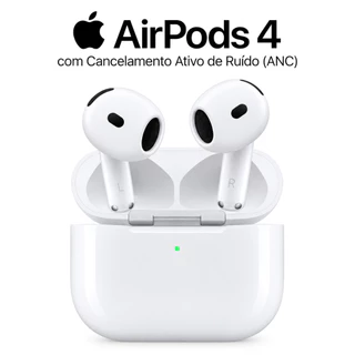 Apple AirPods 4 Bluetooth Cancelamento Ruído (ANC) Original Lacrado Fone de Ouvido