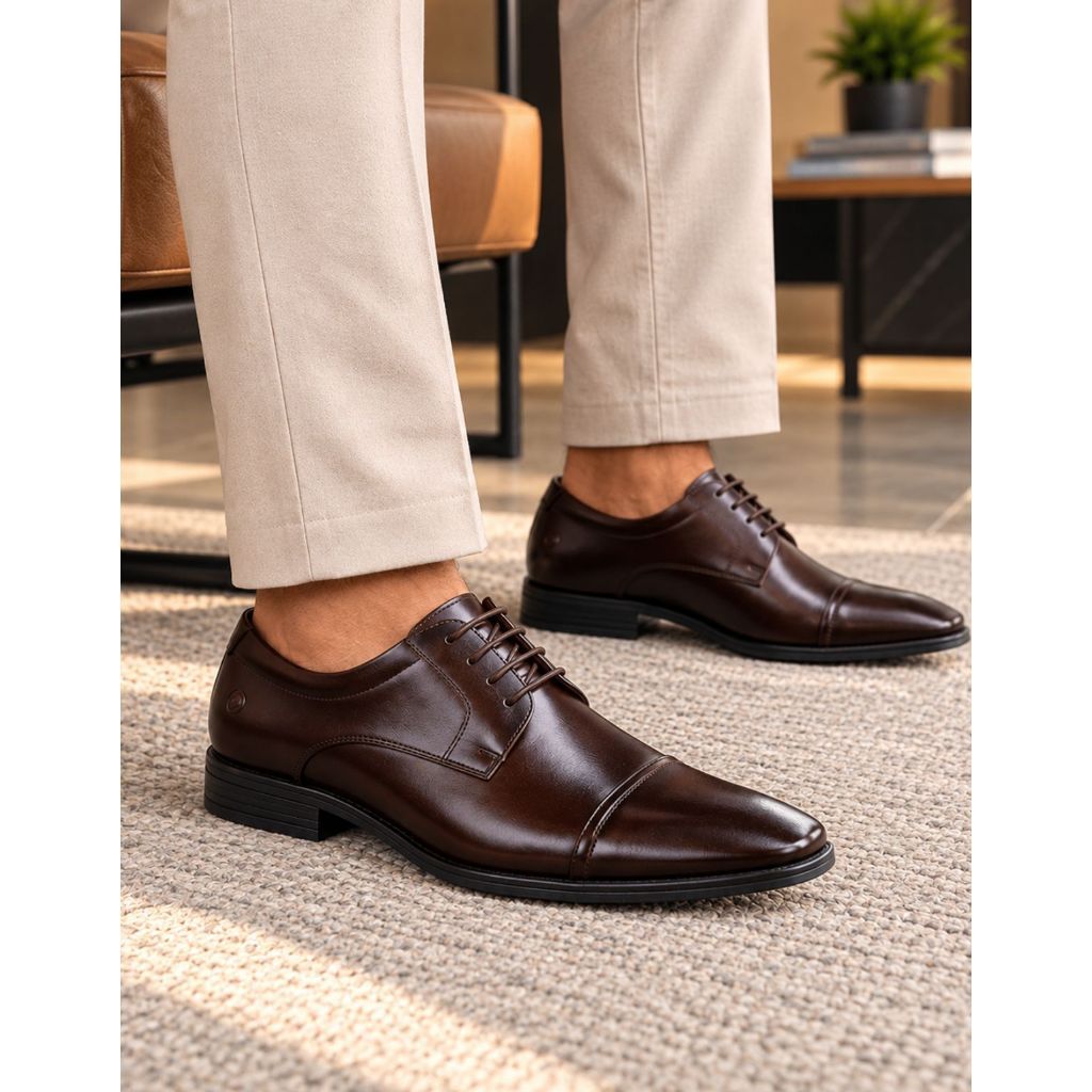 Sapato Social Democrata Couro Masculino Metropolitan Vega Clássico Elegante Conforto