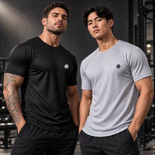 Kit 2 Camiseta Altrix Original Dry Fit Masculina M ao G1 Respirável Confortável Treinos Academia Esportes