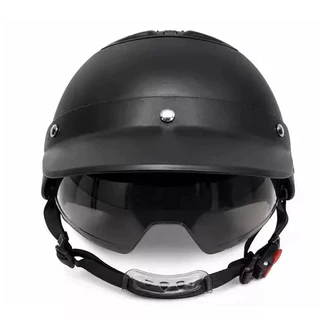 Capacete Custom Scooter Moto Elétrica Bike Ciclismo Novo Preto