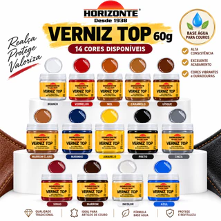 Creme Couro horizonte 60g renovador, graxa, sapatos, tênis, bota, jaqueta couros liso e sintéticos