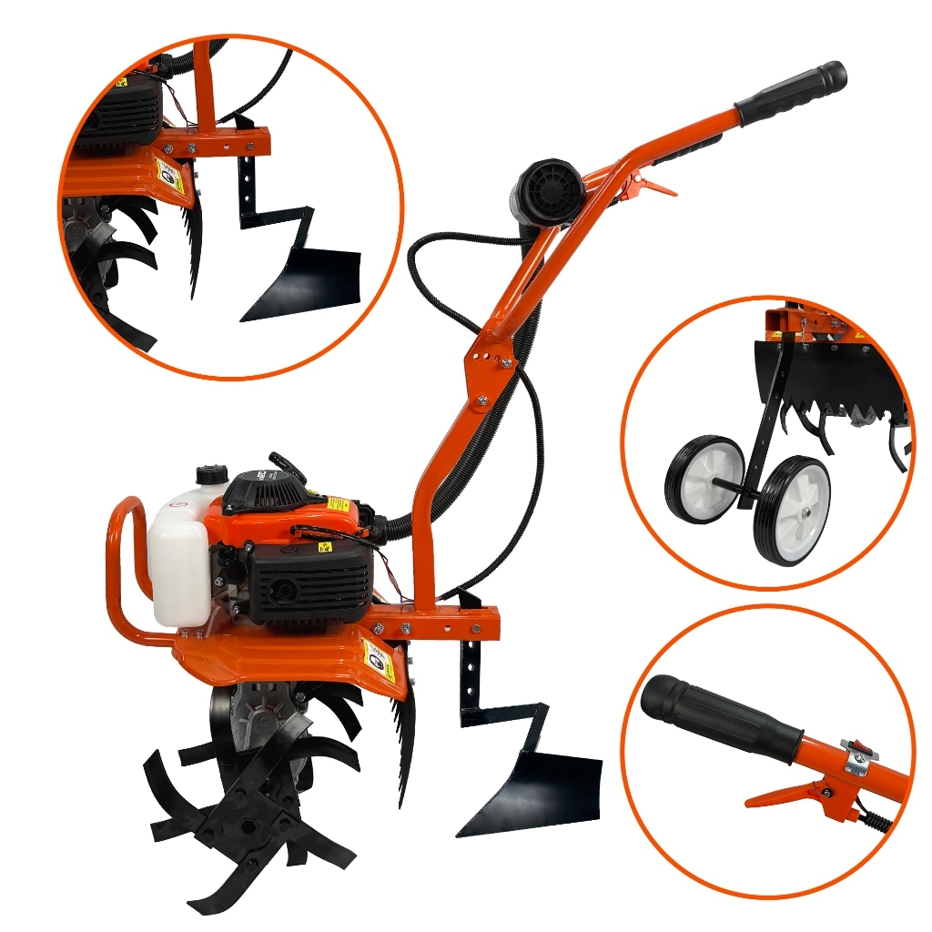 Motocultivador de Solo a Gasolina 3,6HP 53cc com Lâminas