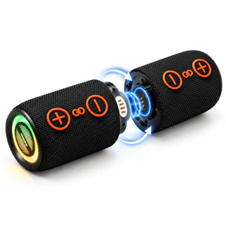 CAIXA DE SOM GOLDEN PRO GP-900 2 EM 1 / LUZES RGB IPX5 40W