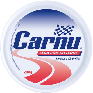 Cera Automotiva Carnu Com Silicone 200g Brilho Proteção