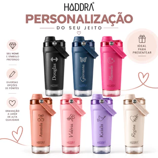 Coqueteleira Garrafa Térmica 600ml Com Misturador Inox Academia Shake