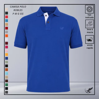 Camisa Polo Básica Masculina Piquet Premium Slim
