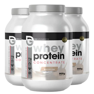 Kit 3x Whey Protein Concentrate 900g - DG Labs