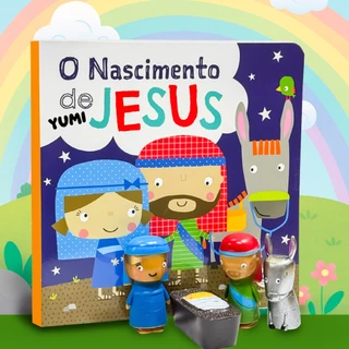 Livro Infantil O Nascimento de Jesus - Divirta-se Com Cenário e Personagens Brinquedo Educativo em Oferta na Shopee