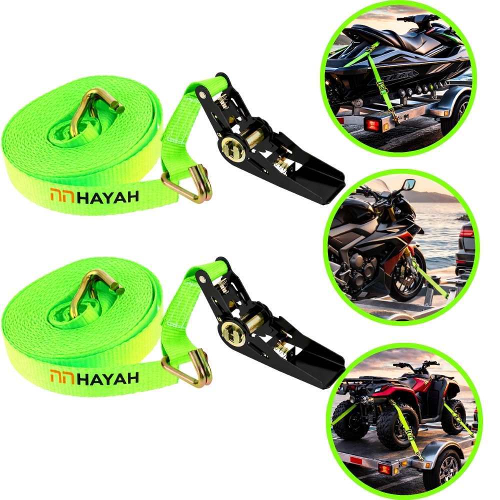 Kit 2 Cintas Catracas De Amarração 5 Metros 800kg Reforçada Para Jet ...