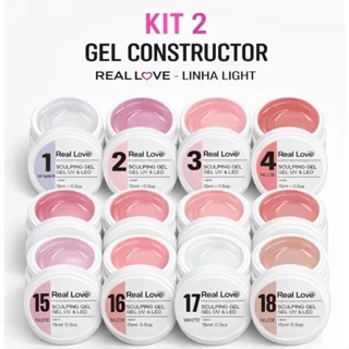 2 Gel Real Love Linha Light 15ml Pronta Entrega - O Melhor Para Nail Design - Unhas em Gel em Oferta na Shopee