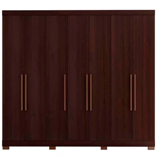 Guarda-Roupa Casal Diplomata com 7 Portas e 6 Gavetas Bartira em Oferta na Shopee
