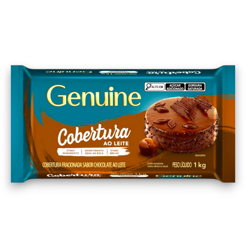 Cobertura Chocolate Ao Leite Fracionada Genuine 1kg
