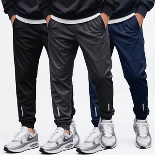 Kit 3 Calça Jogger Masculina Slim Fit Treino Corrida Academia