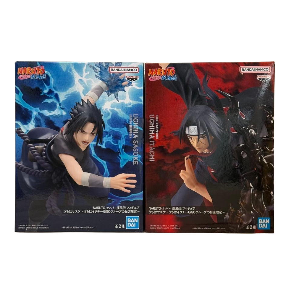 Banpresto NARUTO Figura Uchiha Sasuke Itachi GiGO Store Limited