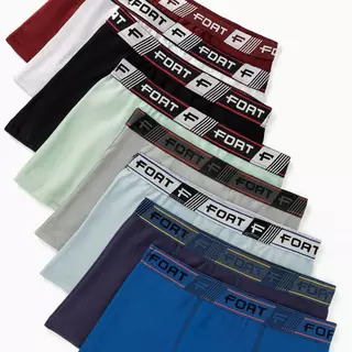 Kit Com 10 ou 5 Cuecas Boxer De Algodão Cotton Adulto