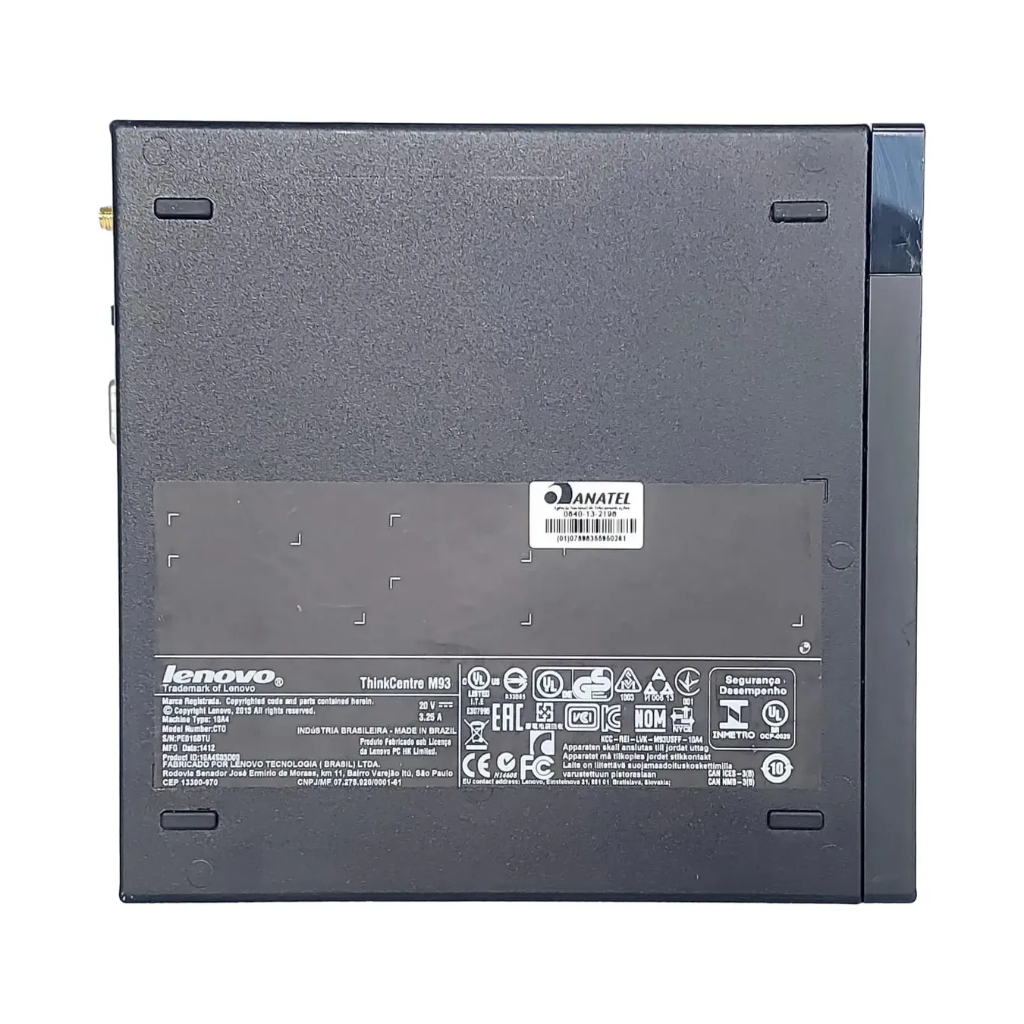 Mini PC Lenovo ThinkCentre M93 Core i3 4th 8GB RAM 120GB SSD