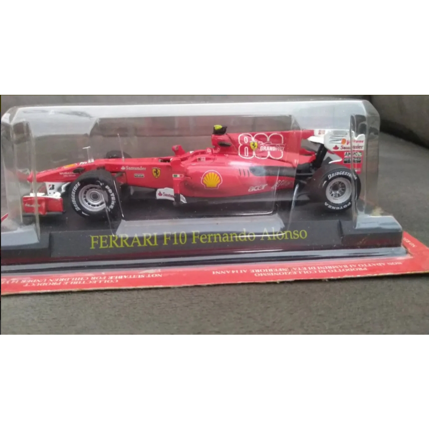 Fernando Alonso Ferrari F10 Gp Turquia 2010 1/43 Ixo F1 F-1