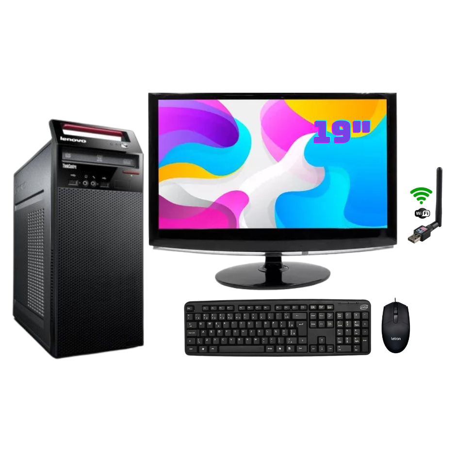 PCモニターセットLenovo ThinkCentre Core・i５& AOC computador lenovo thinkcentre em Promoção na Shopee Brasil 2026