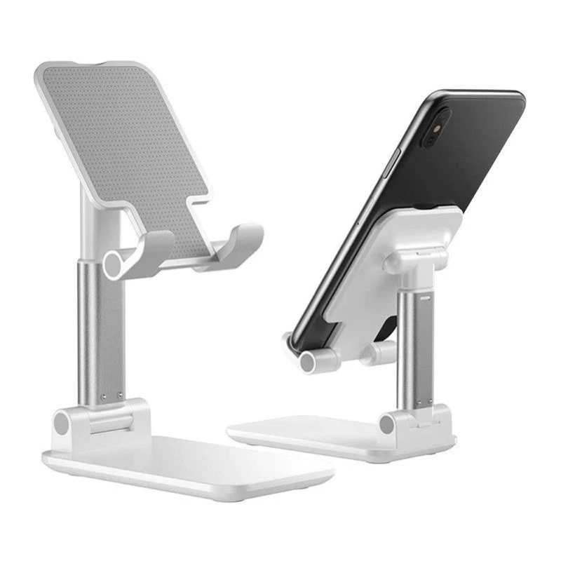 Suporte Para Celular e Tablet Dobrável Portátil Ajustável Apoio Mesa