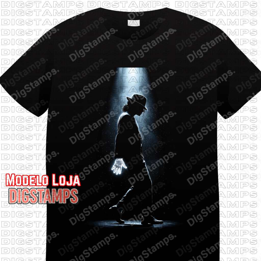 Camiseta Michael Jackson - 100% Algodão | Shopee Brasil