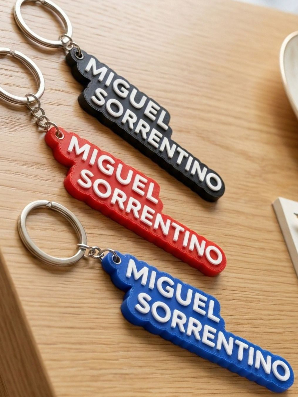 Chaveiro Personalizado com Nome em 3D