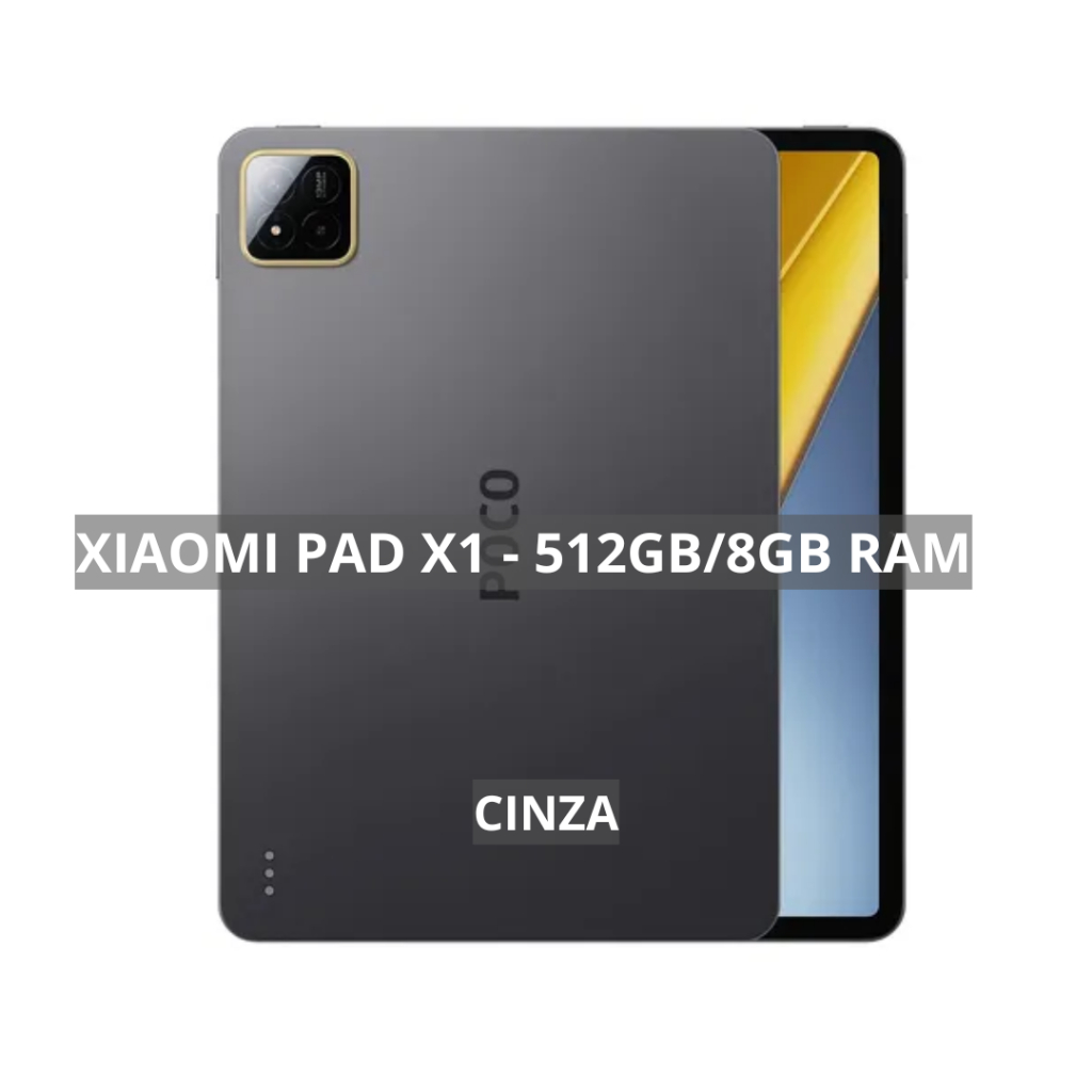 Tablet POCO PAD X1 11''2, 512GB + 8GB RAM, Processador Snapdragon
