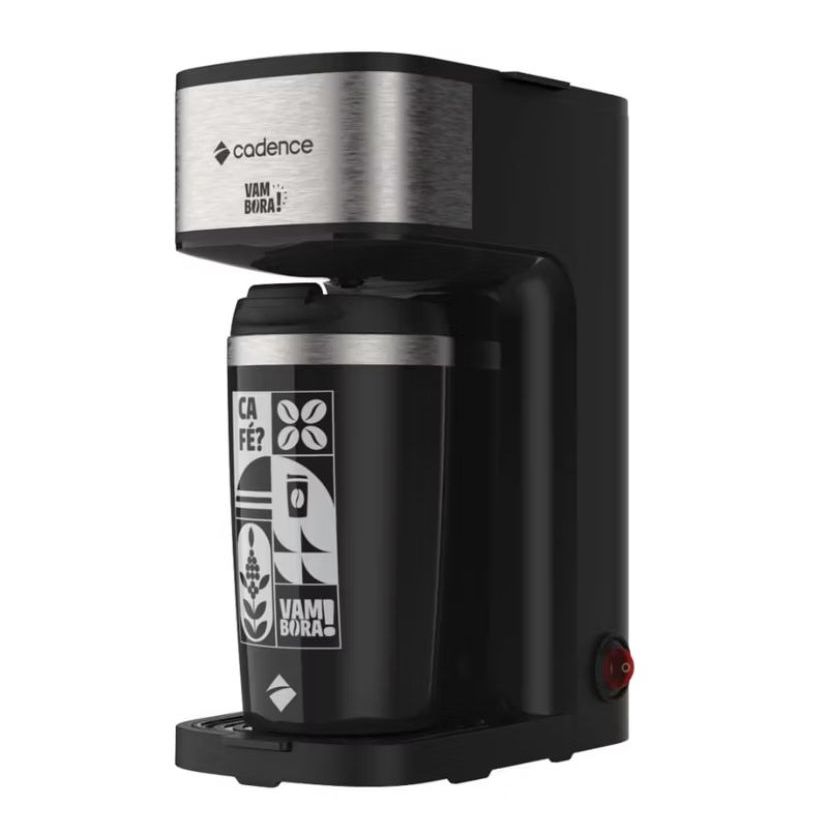 Cafeteira Elétrica Cadence Vambora Com Copo Térmico CAF207