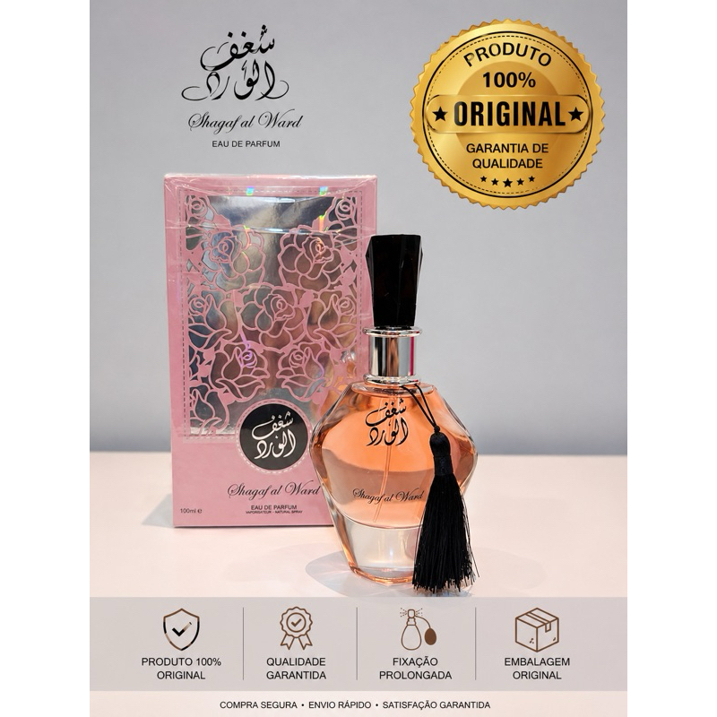 Perfume Shagaf Al Ward 100ml Feminino Árabe | Shopee Brasil