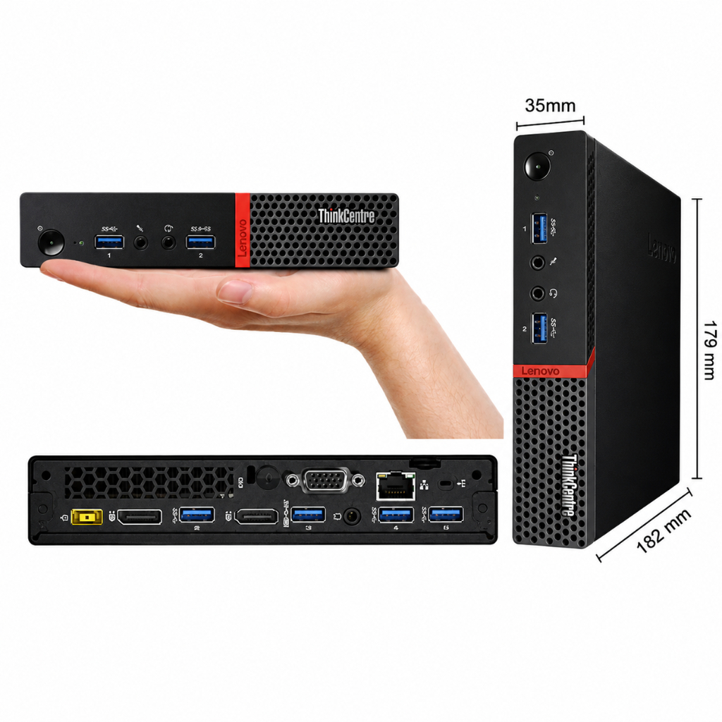 Mini PC Lenovo ThinkCentre M720q | Intel Core i5 9ª Geração | 8GB