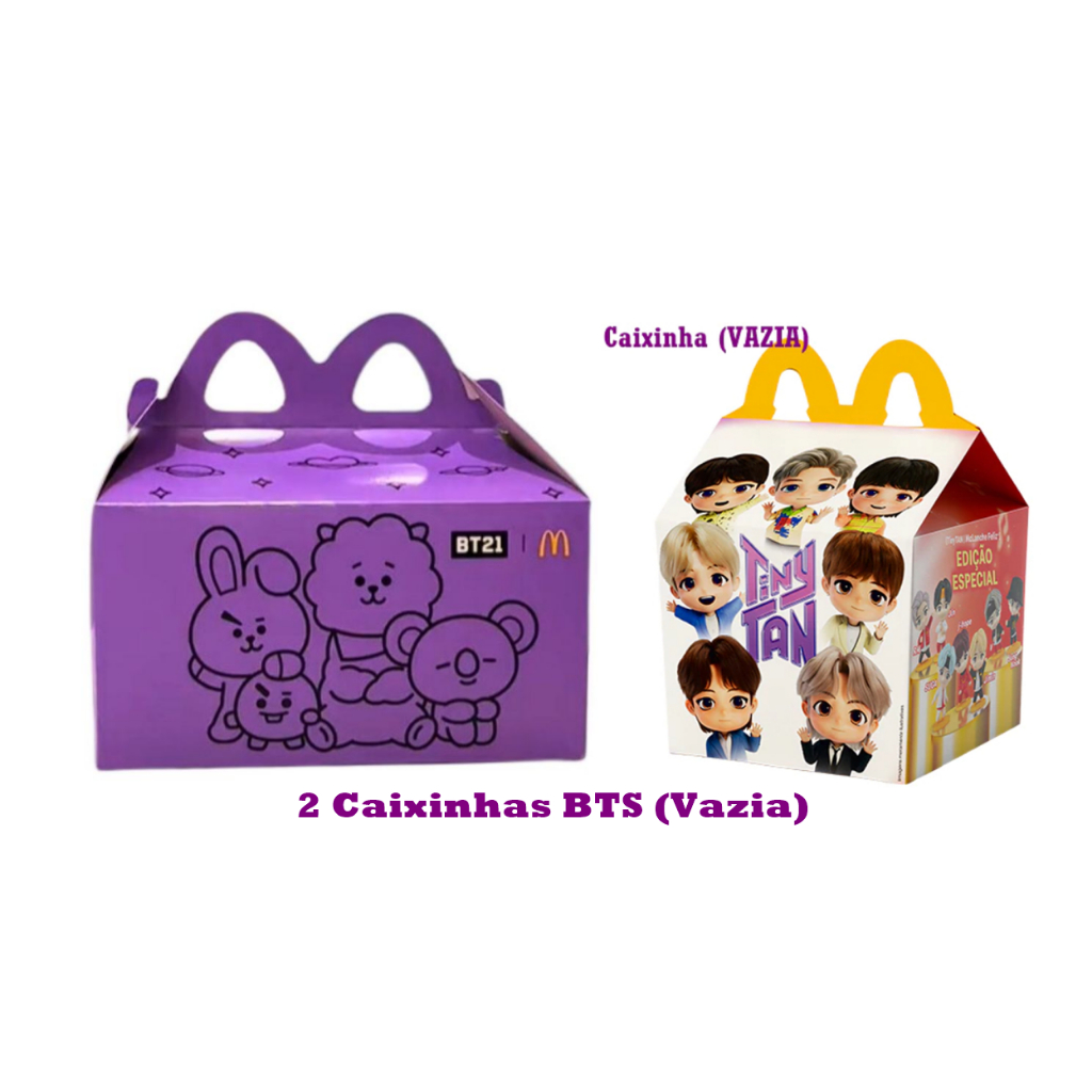 Bonecos BTS TinyTan - Mc Donald's | Throwback Edition /Encore