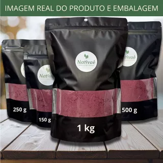 Beterraba Em Pó Nativaé - Suplemento Pré-Treino Natural - 150g, 250g, 500g, 1kg