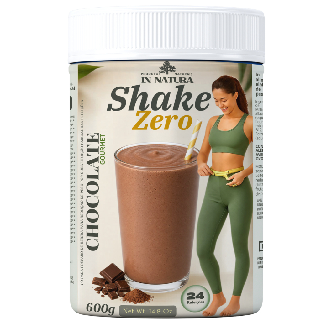 Shake Sabor Chocolate Zero Lactose 600g In Natura | Shopee Brasil