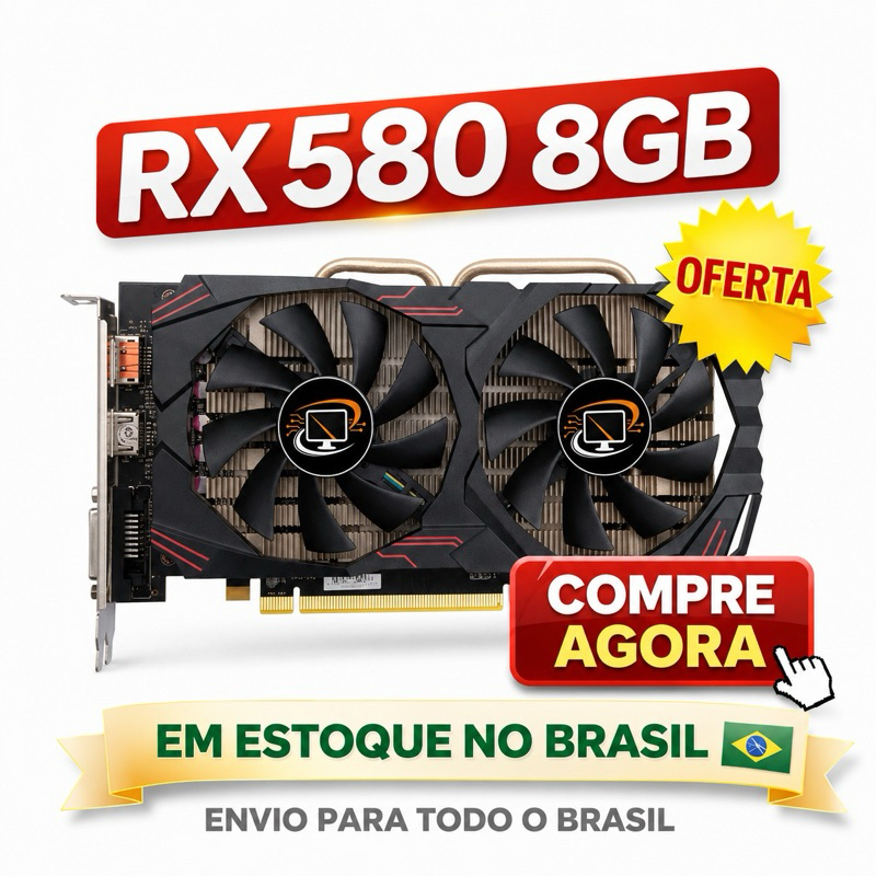 Rx480 8GB em Promoção na Shopee Brasil 2026