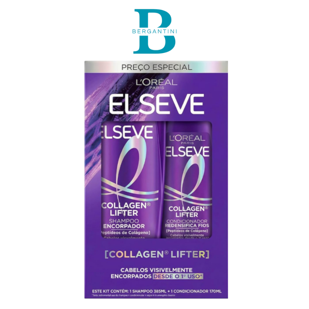 L`oreal Elseve Collagen Lifter Pack Shampoo + Condicionaldor | Shopee ...