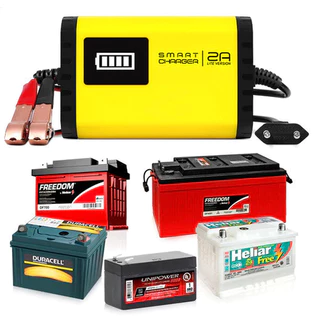 Carregador De Baterias 2AH barco carro moto jetski lancha 12v smartcharger bivolt ANGELA