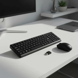 Kit Teclado E Mouse Sem Fio Original Compatível Com Android Windows 2.4G Receptor USB Home Office