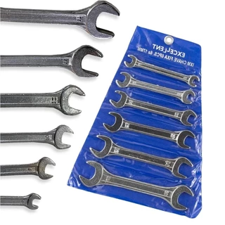 Kit Jogo de Chave de Boca Fixa 6 a 17mm 6 pecas EDA