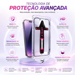 Película de Privacidade Antiespia Premium Full Cover Huang Magic Box para iPhone
