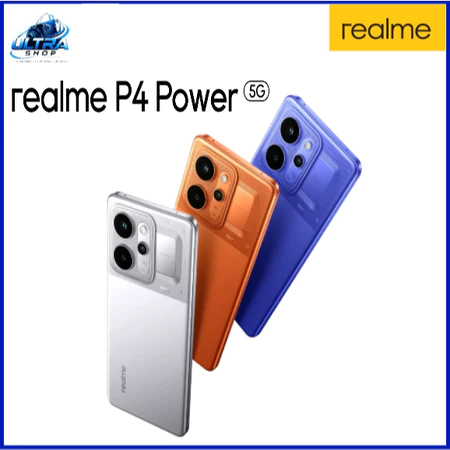 Smartphone Realme P4 Power 5G 256GB 512GB 8GB RAM 12GB RAM Bateria 10001mah Tela 4D Curve 144 Hz AMOLED