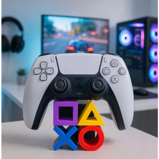 Suporte para Controle Compatível com PlayStation PS5 DS5 DualSense setup gamer