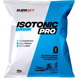 Isotonic Pro Isotônico Repositor Eletrólitos Sudract Pouch 900g Suplemento pó