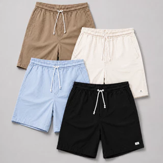 Kit com 4 Short Linho Masculino Bermuda Mauricinho Moda Praia Básico curto